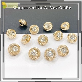 Set 10 cúc cườm 1.1cm dành cho áo sơ mi, cúc siêu xinh