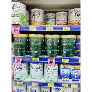 (Hàng Bay air) Sữa aptamil esensis Úc organic A2✈️ đủ số 1,2,3 900gr.Đủ bill