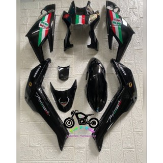  vỏ nhựa xe điện Xmen dán sẵn tem ITALIA mẫu mới  đủ 8 món  