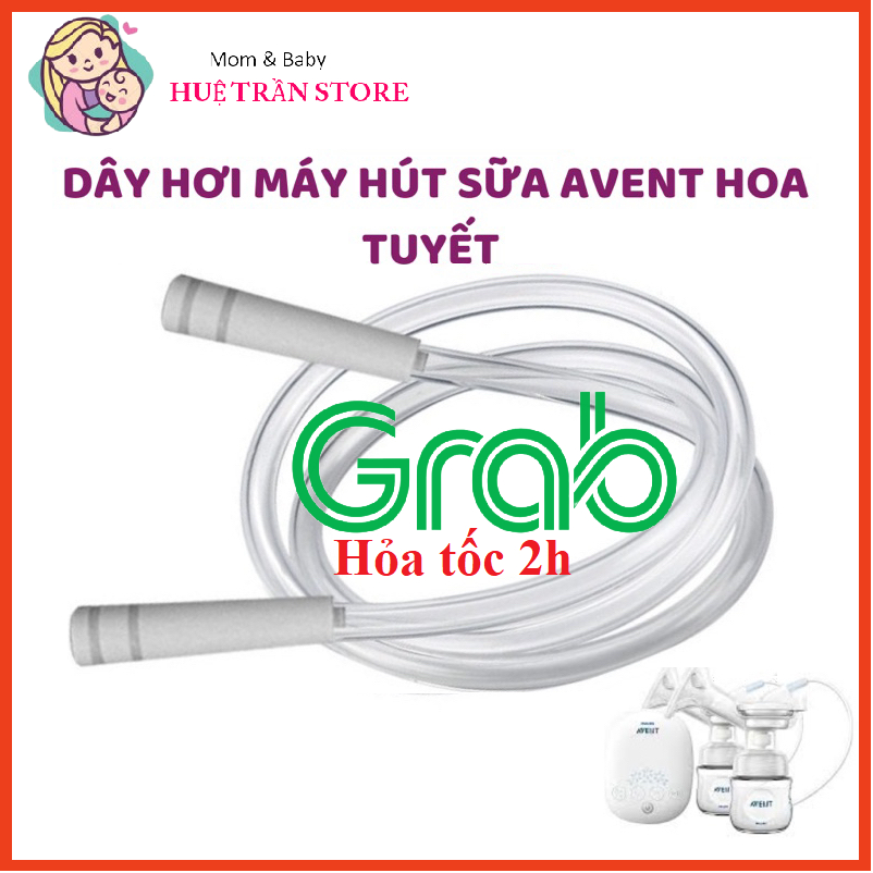 Đầu nối dây hơi máy hút sữa Avent hoa tuyết, Avent hoa anh đào. Phụ kiện thay thế máy hút sữa Avent