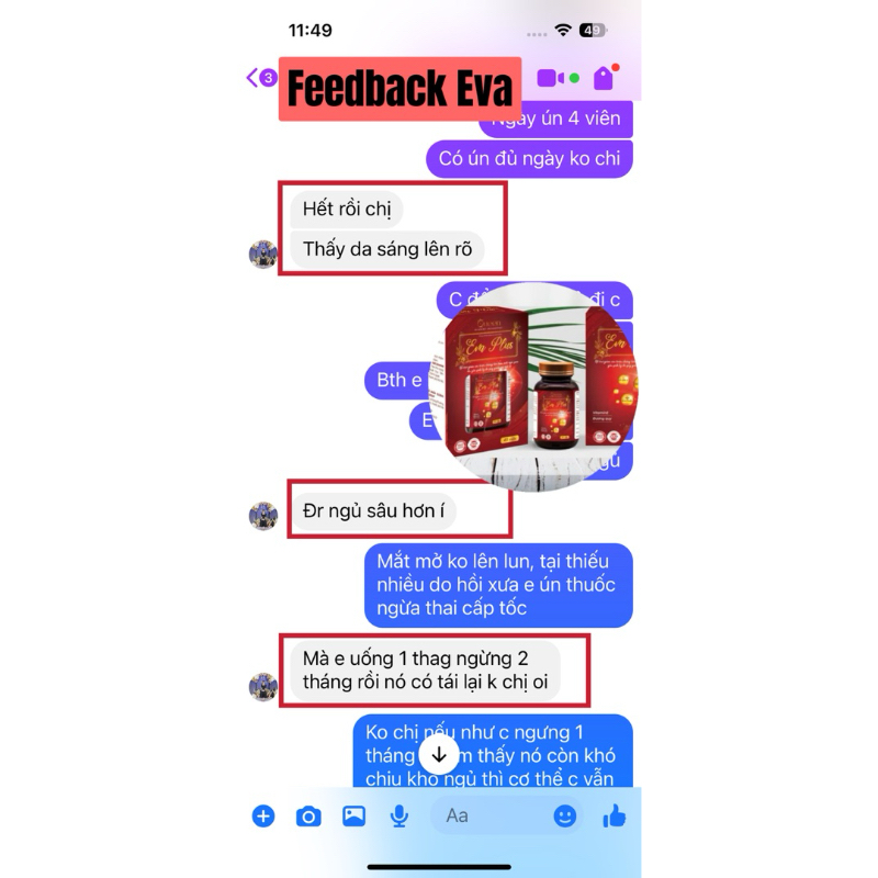 Viên uống nội tiết tố EVA PLUS