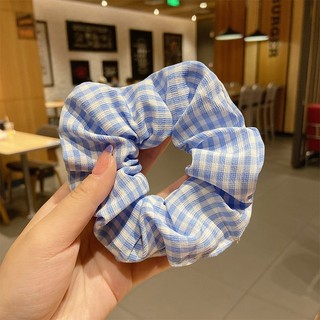 Scrunchies đeo tay cột tóc trơn hottrend