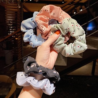 Scrunchies đeo tay cột tóc trơn hottrend