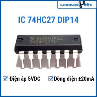 Ic 74hc27 dip14 5vdc