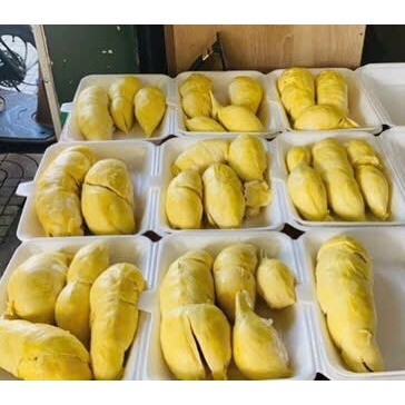 Sầu riêng Thái loại nhì 3 hộc ăn lên là màu Xanh or màu ghi là 75k/kg