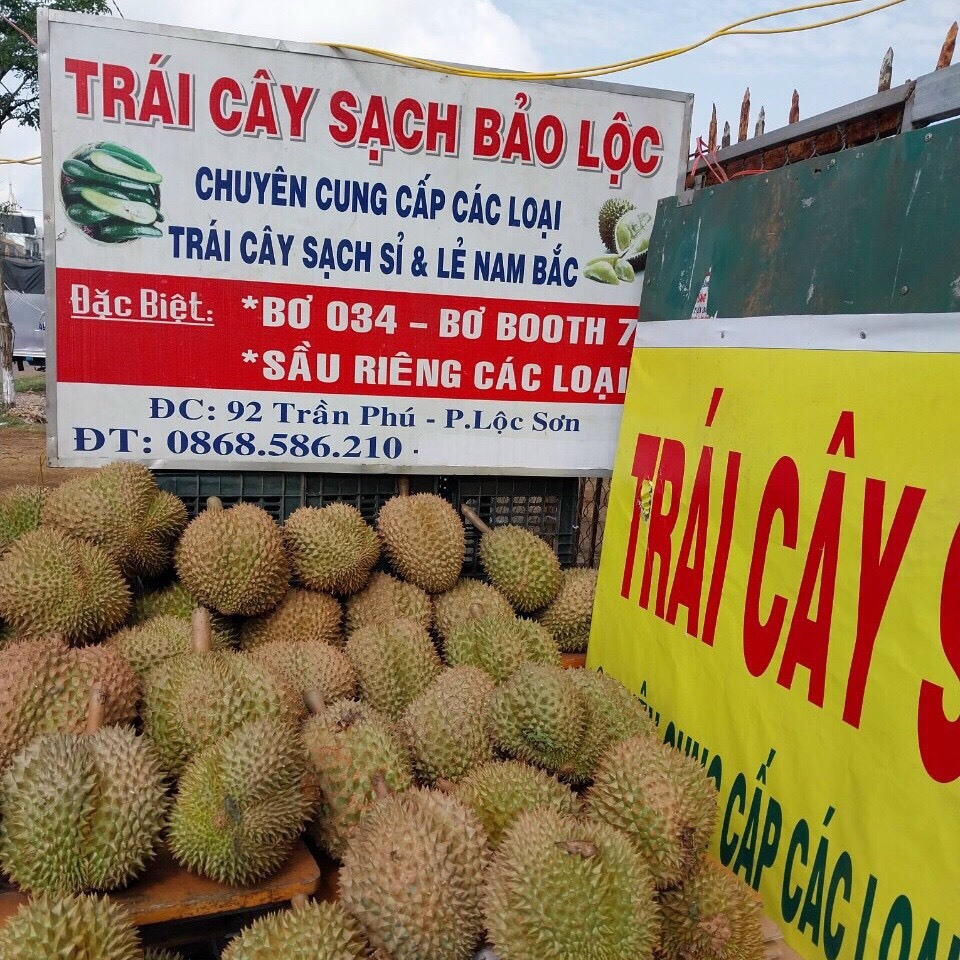 Sầu riêng Thái loại 1 loại 3 hộc ăn trái đẹp 80k/kg