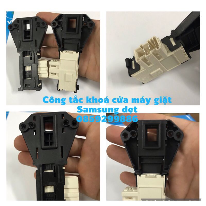 Công tắc khóa cửa máy giặt Samsung 3 chân dẹt mới