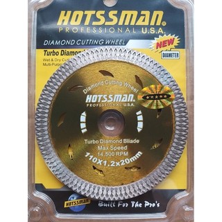 LƯỠI CẮT GẠCH HOTSSMAN VÀNG 1 TẤC (110MM)LOẠI 1
