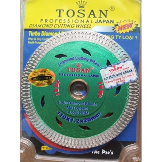 Lưỡi cắt gạch tosan đa năng 110mm. lưỡi cắt gạch đa năng, lưỡi cắt bê tông, cắt đá 105mm 110mm
