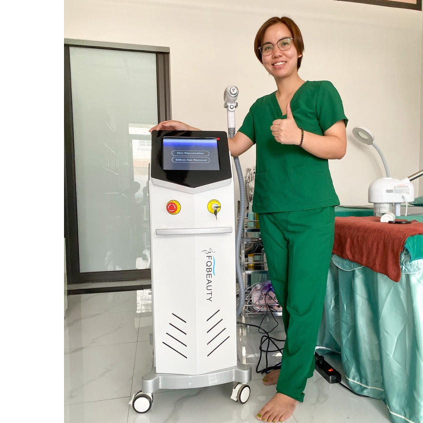 [FQ Beauty] Máy Triệt Lông Diode Laser 808 FQ Beauty Bắc Kinh | Máy Dioder 808mn triệt lông