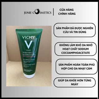 Sữa rửa mặt vichy dạng gel cho da dầu - mụn giúp làm sạch sâu và giảm bã nhờn normaderm phytosolution gel
