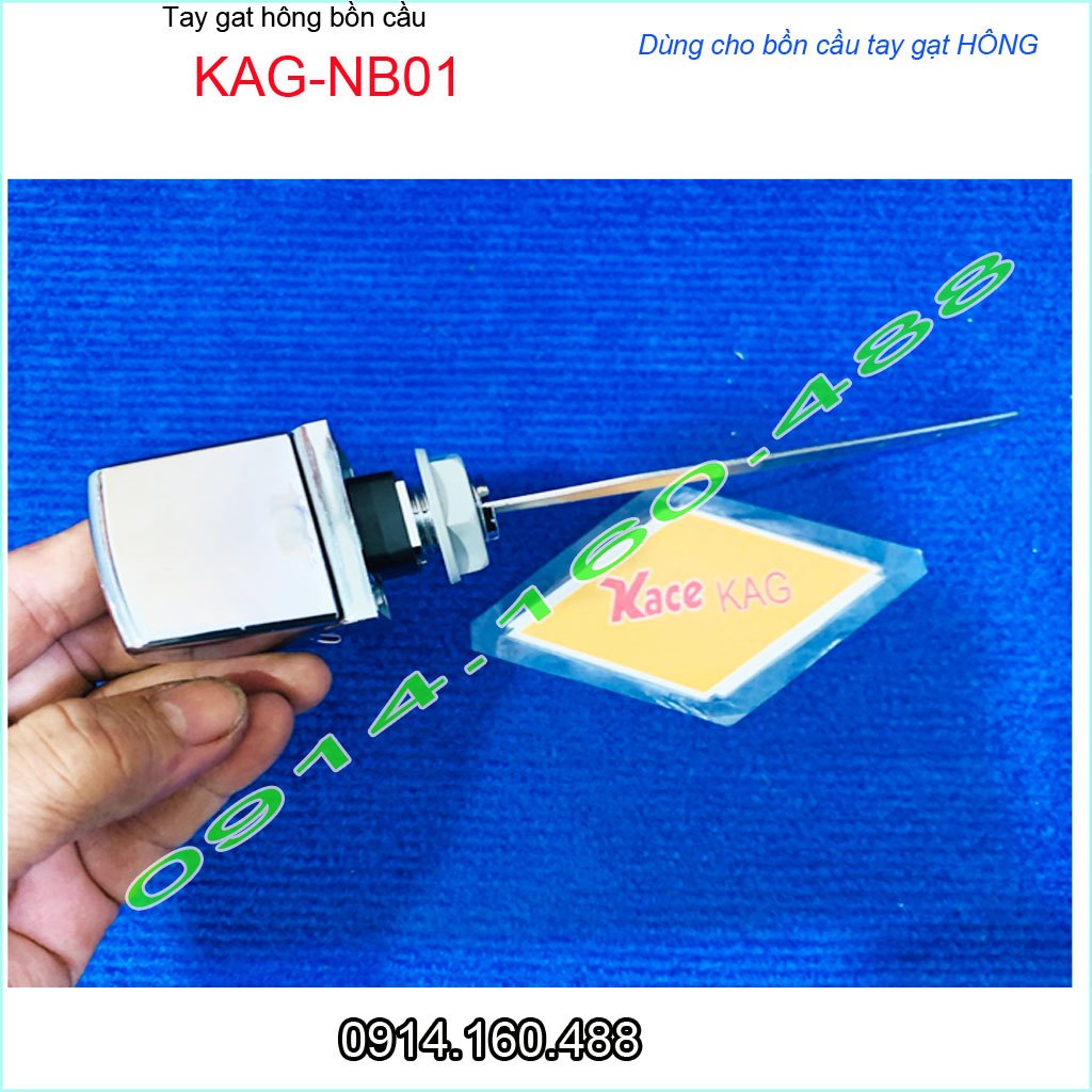 Tay gạt bàn cầu KAG-NB01, cần gạt bên hông xả bồn cầu inax C117, C333, C711
