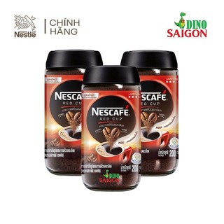 Combo 3 Hũ Cà phê hòa tan kết hợp Cà phê rang xay Nescafé Red Cup