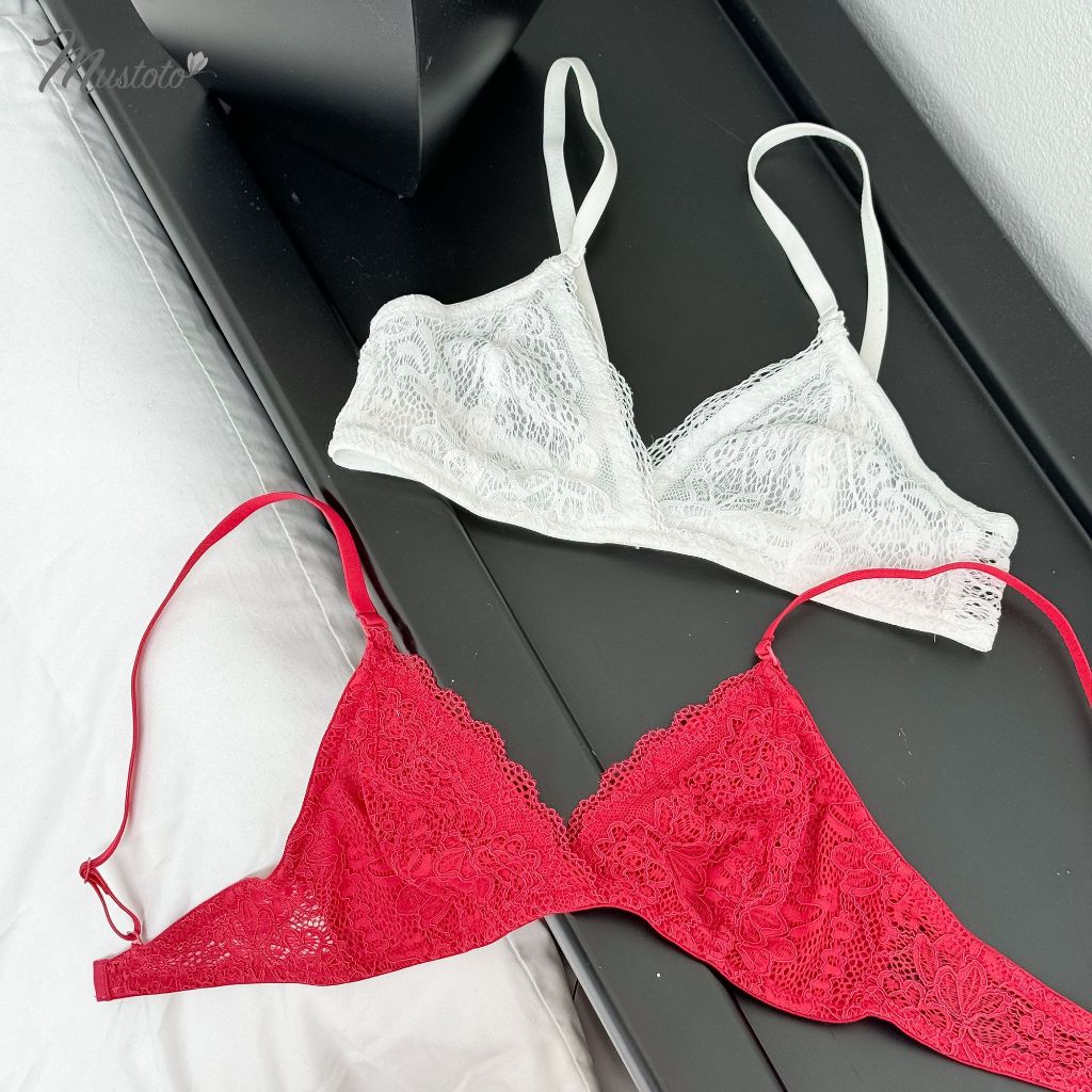 Áo Lót Nữ Ren Không Gọng Không Mút Bralette Bra Primrose Thoải Mái (Mustoto MA13)