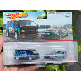 Hot wheels - pack 2 hks - xe mô hình tỉ lệ 1/64