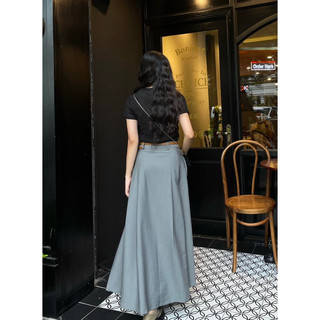 Chân váy dài xếp ly