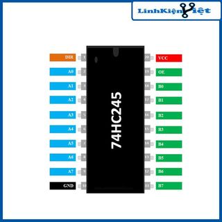 IC 74HC245 OCTAL BUS TRANSCEIVER TRI-STATE 5.2MM