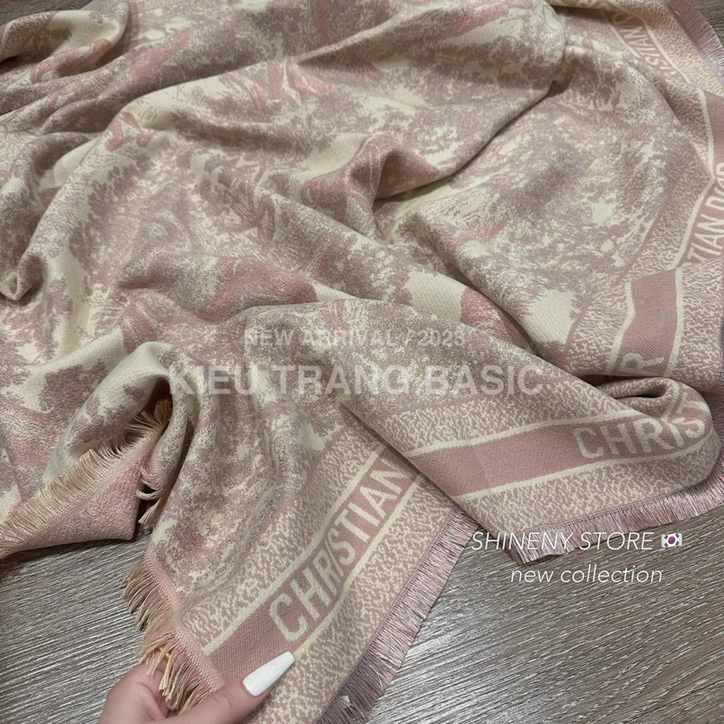 Khăn DO màu hồng nâu bản to