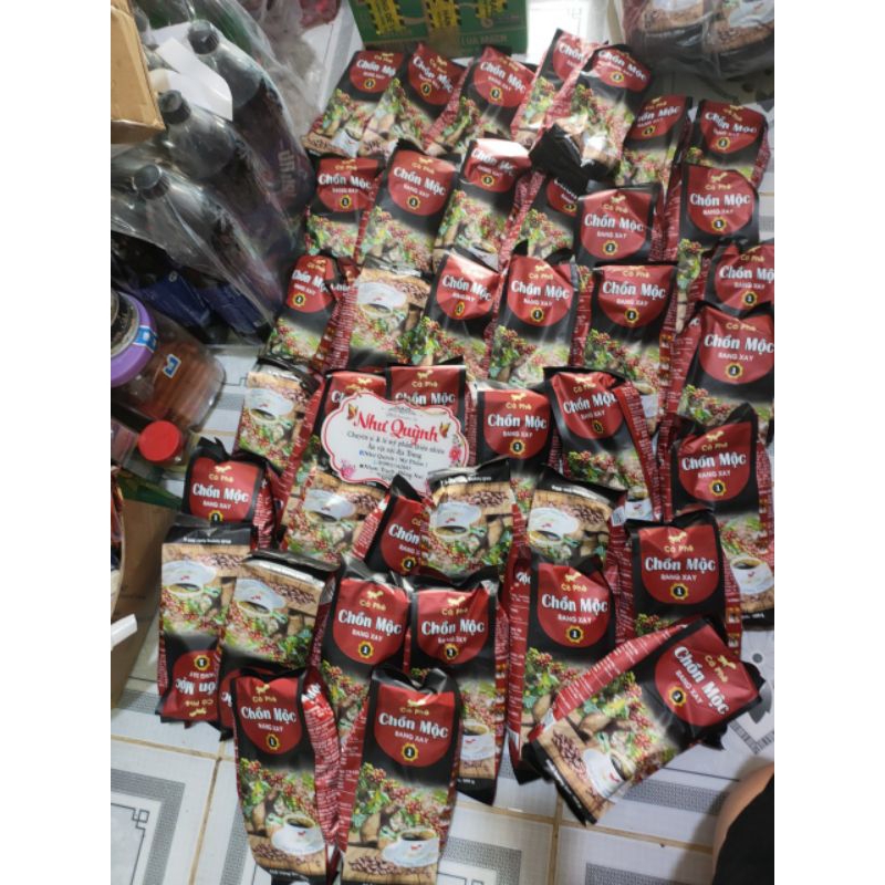 HÀNG THẬT 💯  1 túi 500G cà phê chồn mộc rang xây số 2 loại ngon