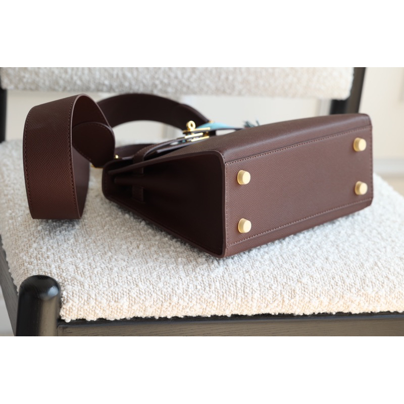 Túi Hơi mệt Keny new Bản da thật 2 box  25cm 5 mầu kèm dây bản to hot hot hot