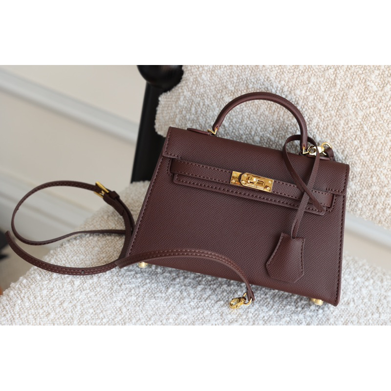 Túi Hơi mệt Keny new Bản da thật 2 box  25cm 5 mầu kèm dây bản to hot hot hot