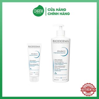 Kem dưỡng ẩm làm dịu, phục hồi cho da khô, dị ứng Bioderma Atoderm Intensive Baume
