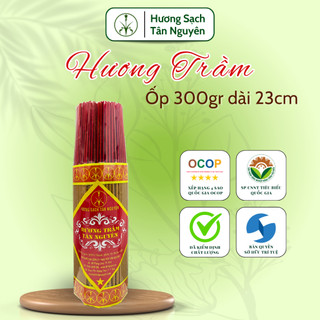 Nhang trầm hương Tân Nguyên, nhang thơm thờ cúng, hương thắp bàn thờ loại 23cm phù hợp nhà chung cư