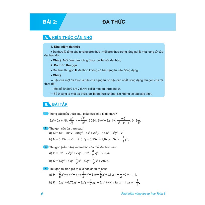 Sách - Phát Triển Năng Lực Tự Học Toán 8 - Biên soạn theo chương trình GDPT mới - ndbooks