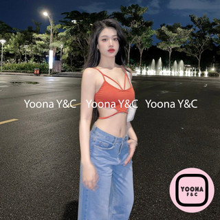 Áo Croptop Thun Nhún V-neck Feesize Yoona 3313
