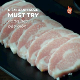 Nạc nọng heo. khay 1kg