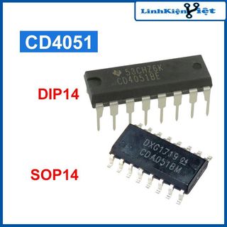Ic chức năng cd4051 dip14/sop14 cao cấp