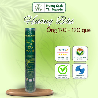Nhang sạch Tân Nguyên, nhang bài. nhang thơm cao cấp ống 170 - 190 que ít khói, an toàn sức khỏe