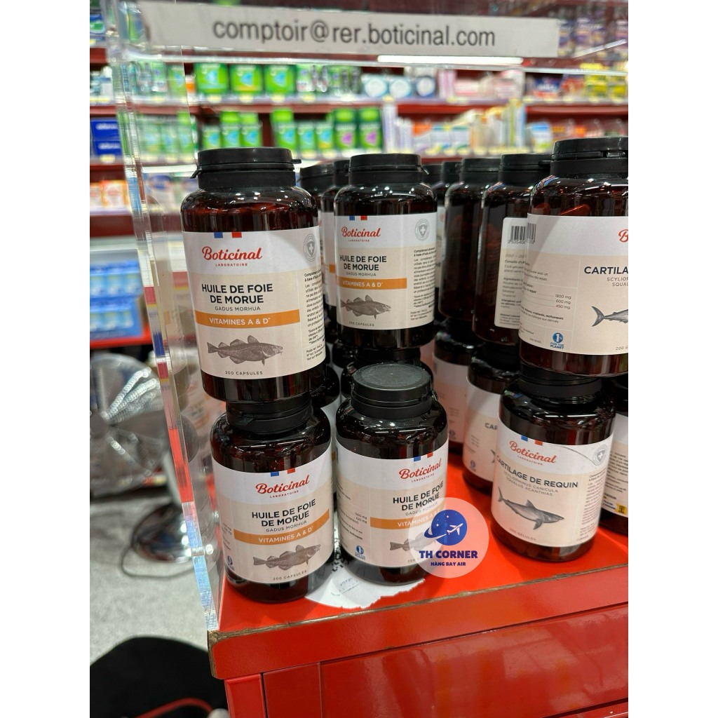 Sụn vi cá mập Boticinal tự nhiên hàm lượng cao 1800mg