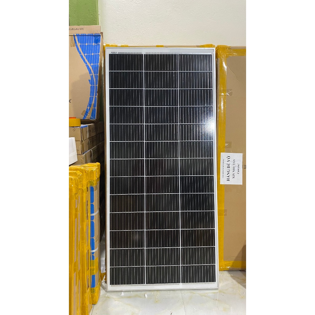 Tấm Pin Mặt Trời 210w công nghệ 12 đường hàn