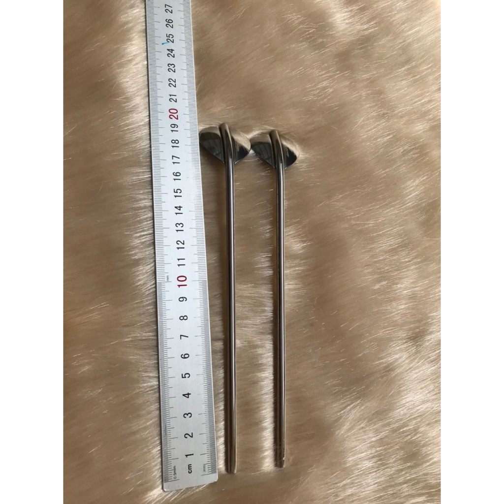 Ống hút inox 304 kèm thìa WMF - hàng xuất Đức