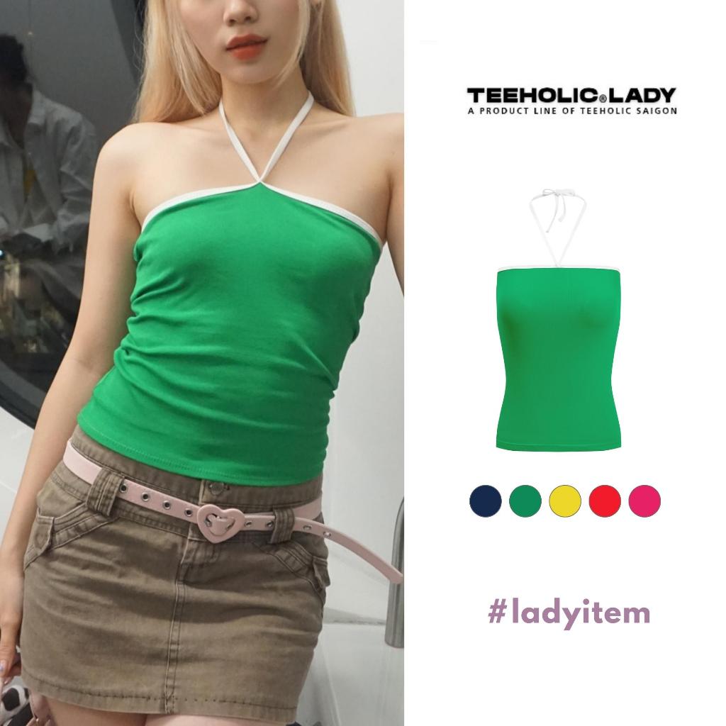 Áo ống cột dây cotton dáng crop ôm body TeeHolic - áo ống mặc 2 kiểu thun cao cấp local brand