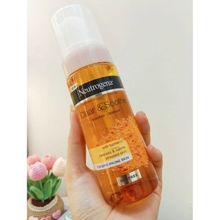 Sữa Rửa Mặt Tạo Bọt Tinh Chất Nghệ Neutrogena Calme Curcuma 150ml - xuất xứ Pháp