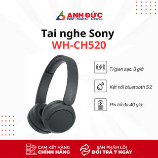 Tai nghe chụp tai sony wh-ch520 - hàng chính hãng fullbox sony
