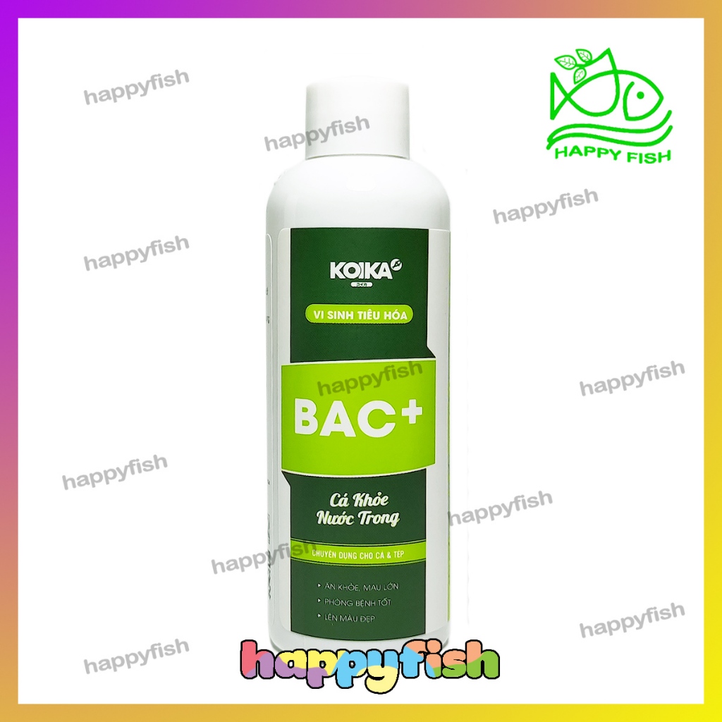 Vi Sinh Tiêu Hóa BAC+ - Ổn định hệ tiêu hóa cá cảnh