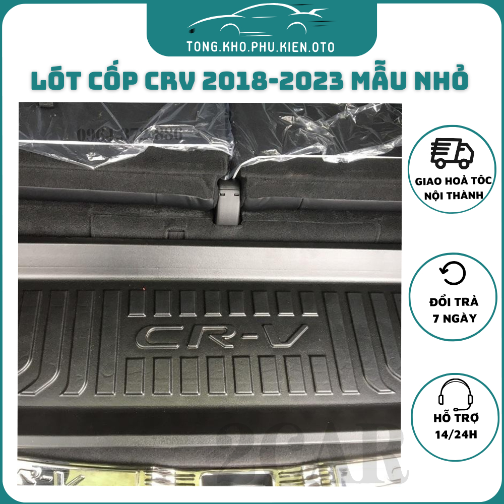 Lót cốp nhựa xe Honda CRV 2013-2017, 2018-2022