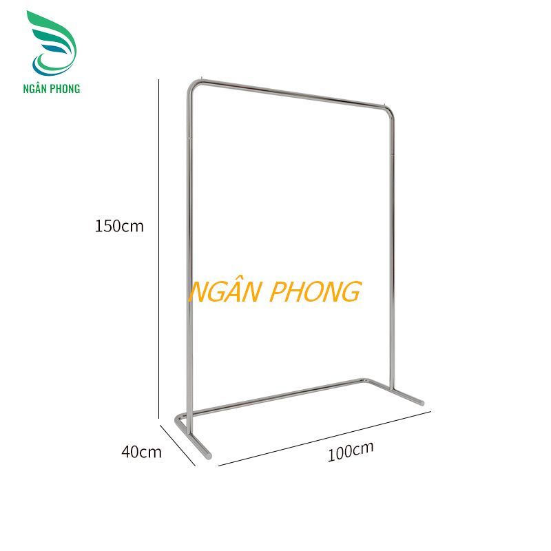SÀO TREO QUẦN ÁO SHOP THƠI TRANG INOX- MÂU NP1