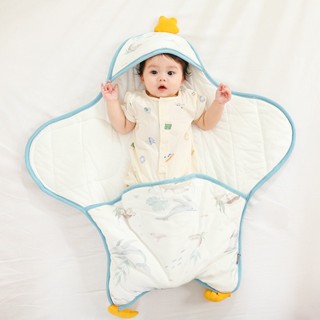 Ủ Kén Túi Ngủ Trần Bông Sơ Sinh YeeHoo Có Chân Cho Bé 0 - 6 Tháng 3 Lớp Dày Dặn Giữ Ấm