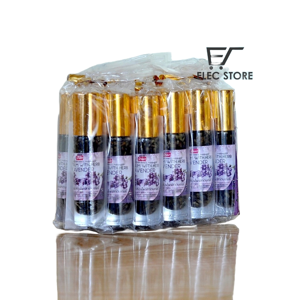 Bộ 12 Chai Dầu Gió Lavender Thái lan (Mỗi chai 8ml)