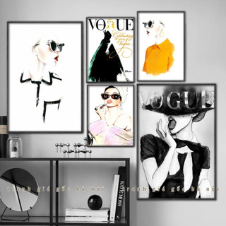  Tranh decor fashion shop chất liệu canvas đã có khung composite và đinh treo SIZE NHỎ VÀ VỪA  Size lớn có trong shop  