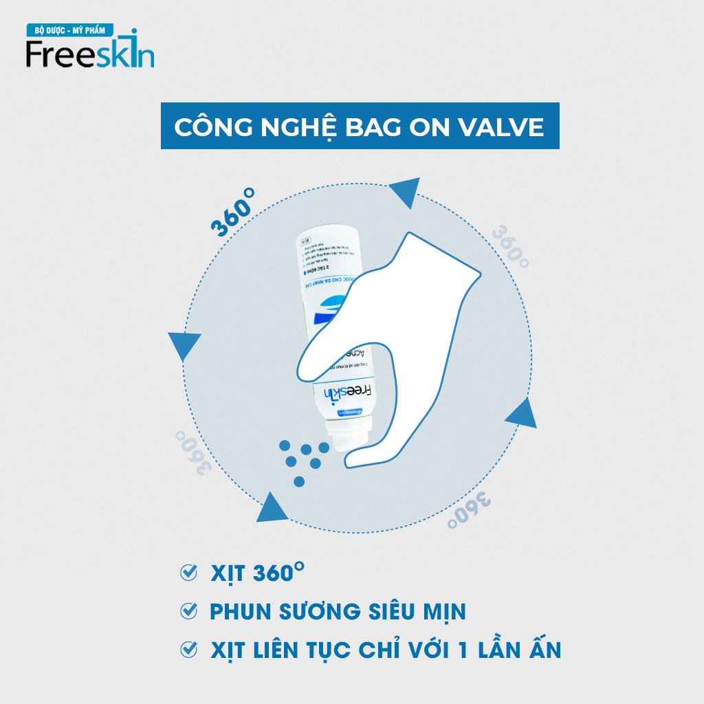 Combo 2 Xịt mụn lưng & 1 Gel tắm ngừa mụn Novocare - Freeskin dùng cho mụn cơ thể, viêm nang lông, viêm da 250ml – 80ml