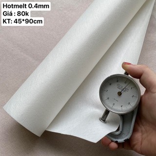 Mex nhựa hotmelt kích thước 0.45*0.9m