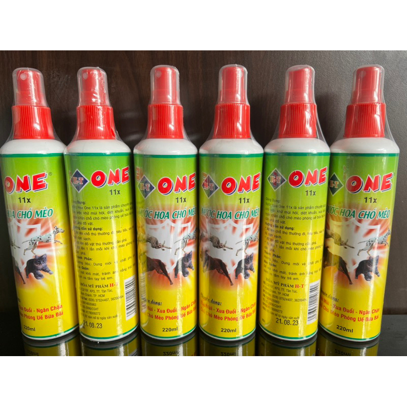 Nước hoa xịt ngăn chặn chó mèo phóng uế bừa bãi, cắn phá đồ đạc, xua đuổi chó mèo chai 220ml