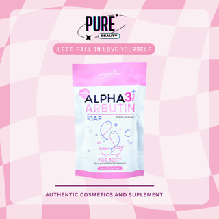 Xà Phòng Tắm Kích Trắng Da Body Alpha Arbutin 3+ Plus (New White Soap) - 80g