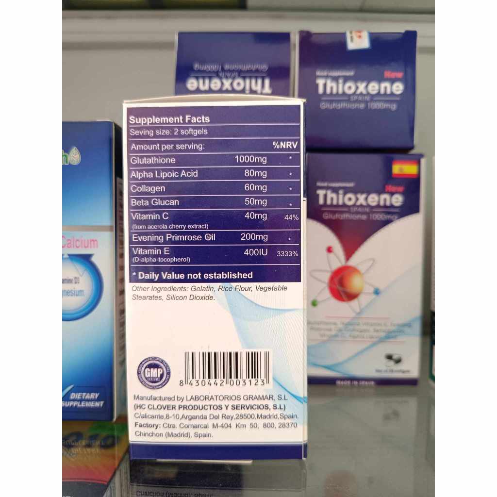 Viên uống THIOXENE Glutathion 1000mg lọ 30 viên giúp chống lão hóa,tăng cường miễn dịch