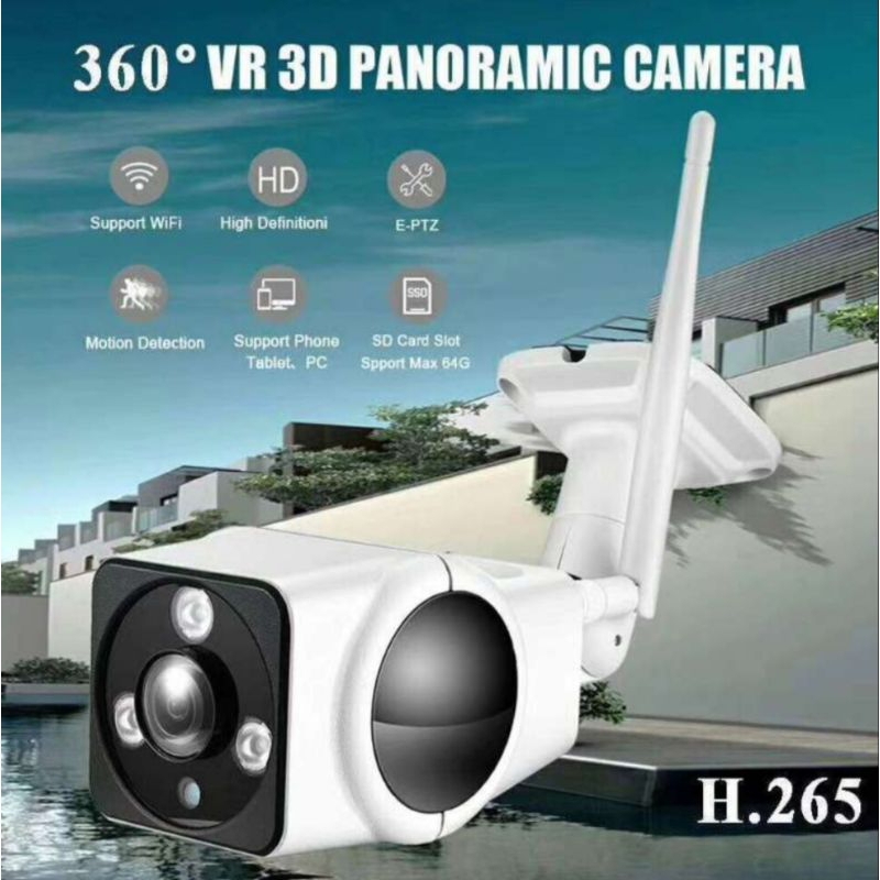 Camera wifi ngoài trời dùng app VRcam